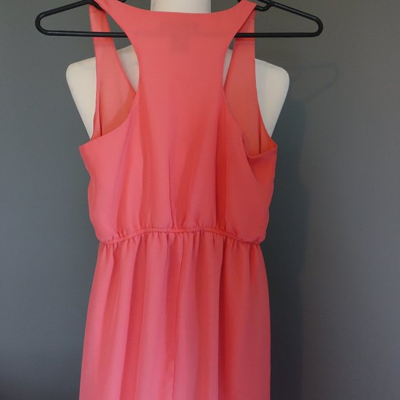 Wet Seal High Low Tank top Dress in Peach - Picture 6 of 7